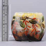 Daum Vase - Art Nouveau Cameo Vase - Hickmet Fine Arts