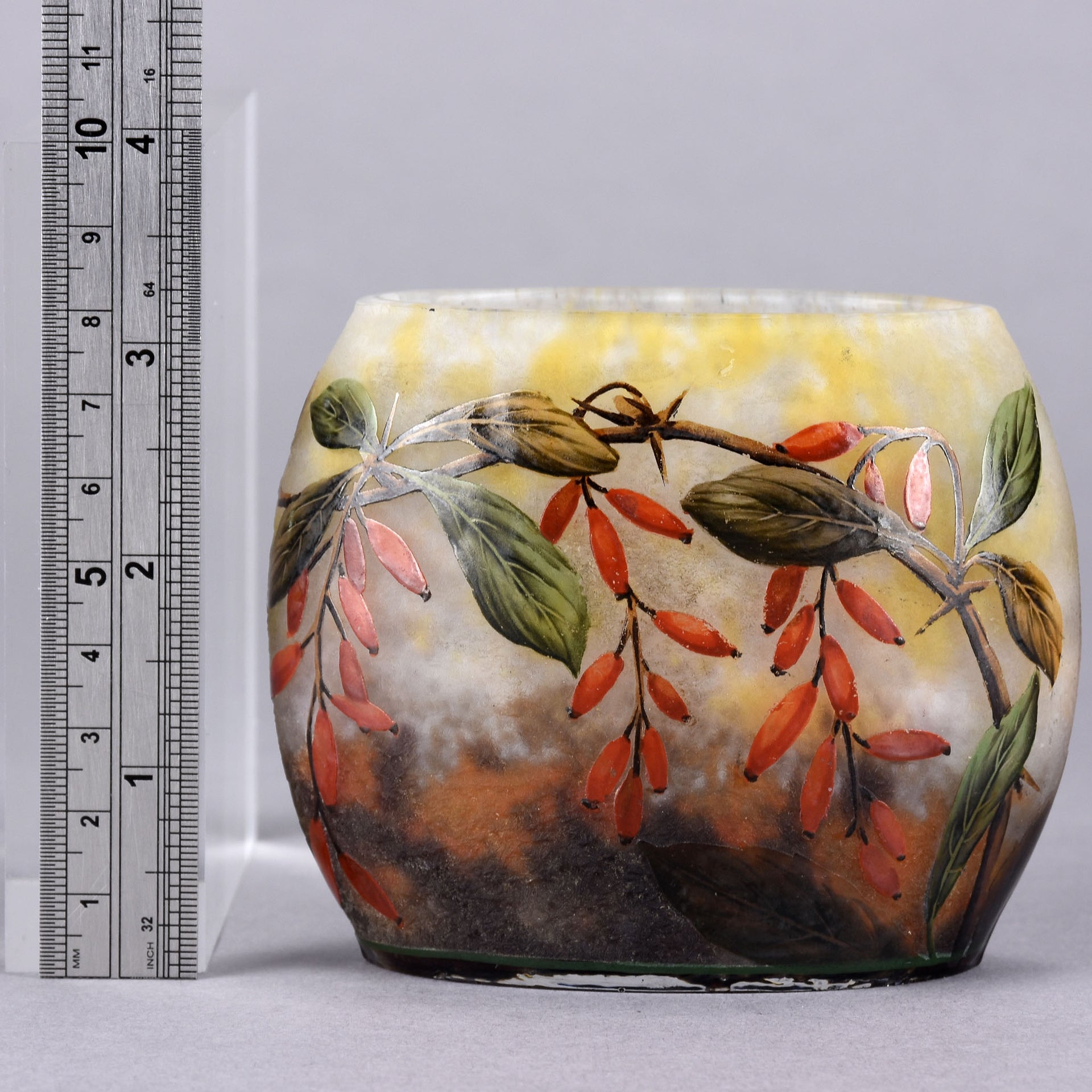 Daum Vase - Art Nouveau Cameo Vase - Hickmet Fine Arts