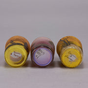 Daum Miniature - Boxed Set Of 6 Landscape Vases - Art Nouveau Glass - Hickmet Fine Arts