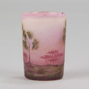 Daum Vase - Silver Birches Cameo Vase - Hickmet Fine Arts