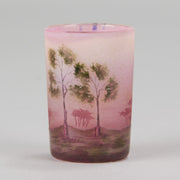 Daum Vase - Silver Birches Cameo Vase - Hickmet Fine Arts