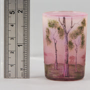 Daum Vase - Silver Birches Cameo Vase - Hickmet Fine Arts