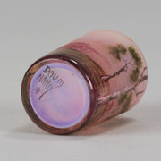 Daum Vase - Silver Birches Cameo Vase - Hickmet Fine Arts