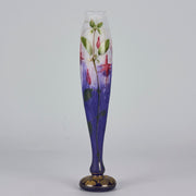 Daum fuchsia vase - Daum Freres Glass