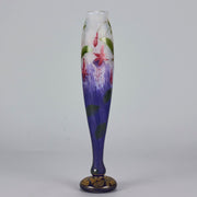 Daum fuchsia vase - Daum Freres Glass