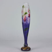 Daum fuchsia vase - Daum Freres Glass