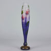 Daum fuchsia vase - Daum Freres Glass