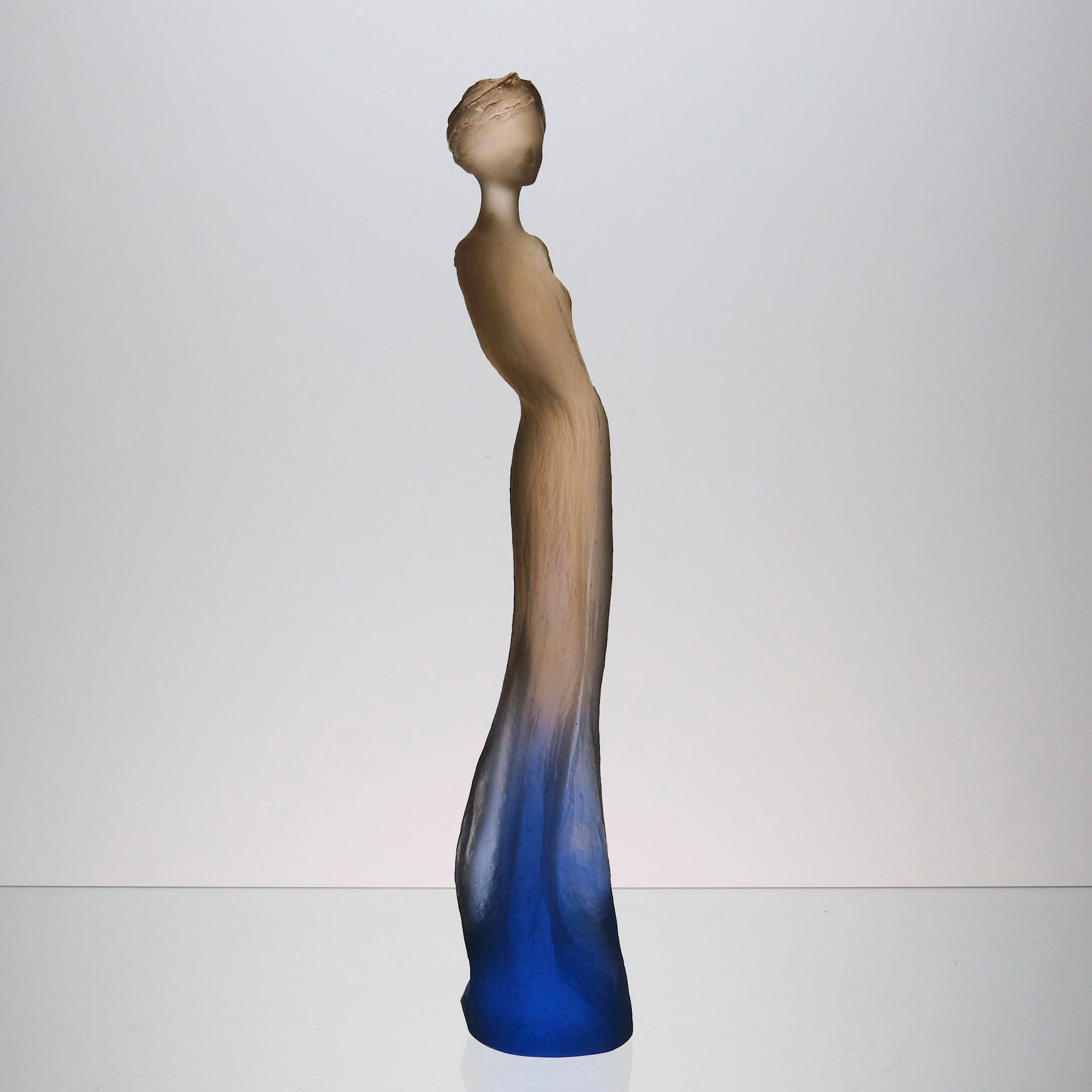 Daum Glass Figure 'Sophie' - Pate de Verre Glass - Hickmet Fine Arts