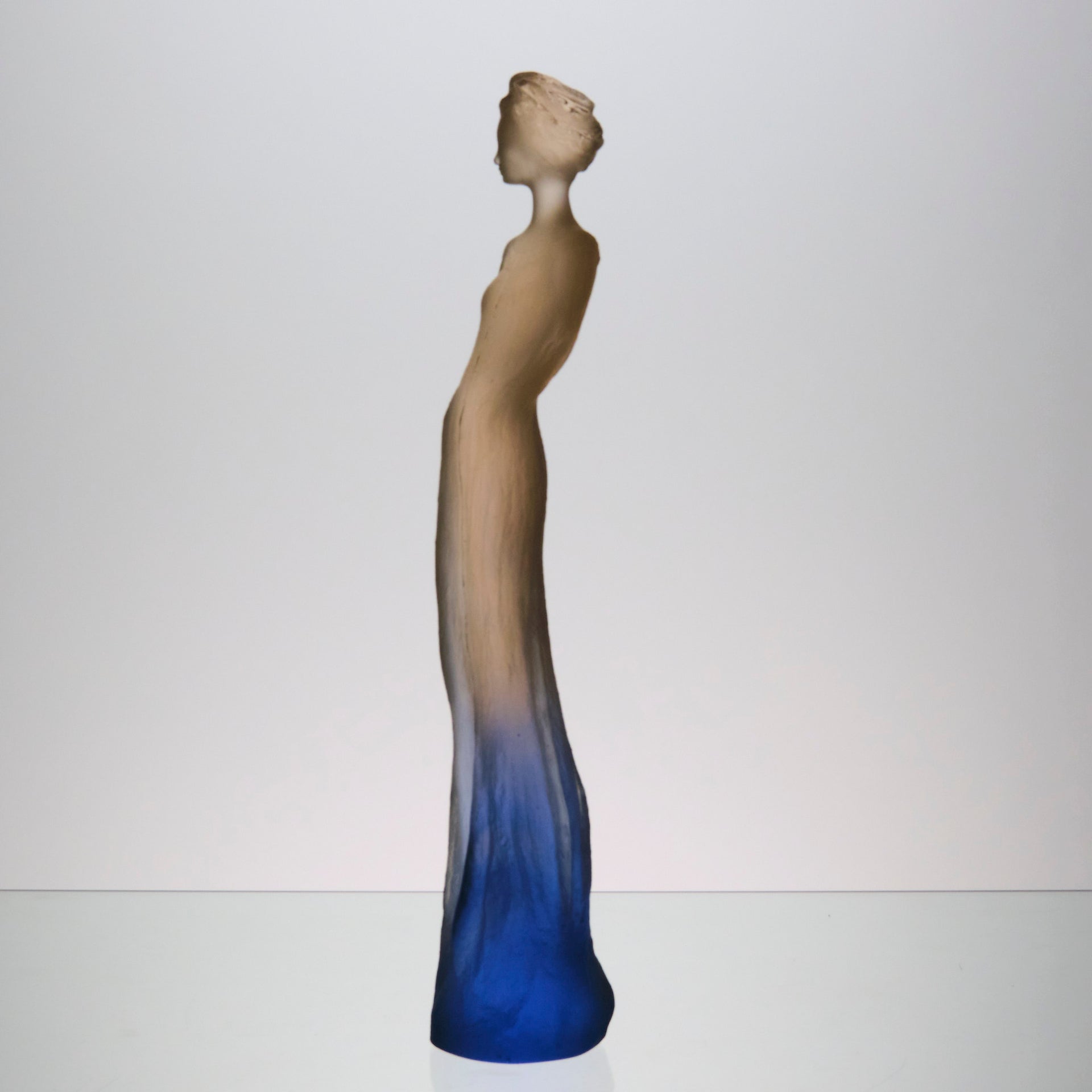 Daum Glass Figure 'Sophie' - Pate de Verre Glass - Hickmet Fine Arts