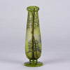 Daum Frères - Art Nouveau Glass Spring Landscape Vase - Daum Freres Glass -  Hickmet Fine Arts