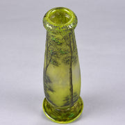 Daum Frères - Art Nouveau Glass Spring Landscape Vase - Daum Freres Glass -  Hickmet Fine Arts