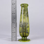 Daum Frères - Art Nouveau Glass Spring Landscape Vase - Daum Freres Glass -  Hickmet Fine Arts