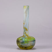 Daum Summer Vase - Daum Freres Glass - Art Nouveau Cameo Vase - Art Nouveau Glass - Hickmet Fine Arts