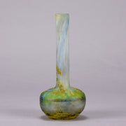 Daum Summer Vase - Daum Freres Glass - Art Nouveau Cameo Vase - Art Nouveau Glass - Hickmet Fine Arts