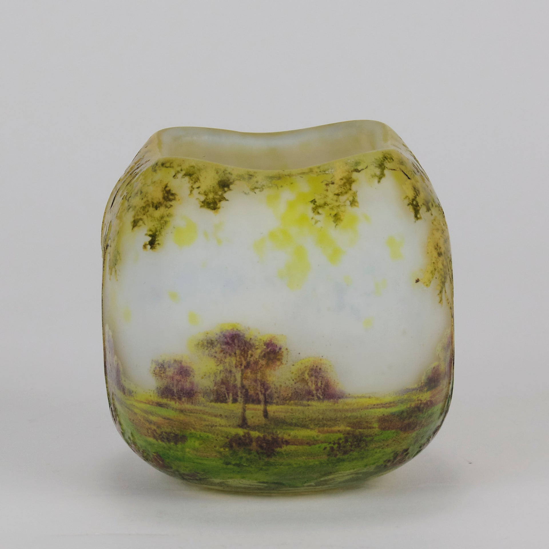 "Summer Landscape" by Daum Frères - Art Nouveau - Hickmet Fine Arts