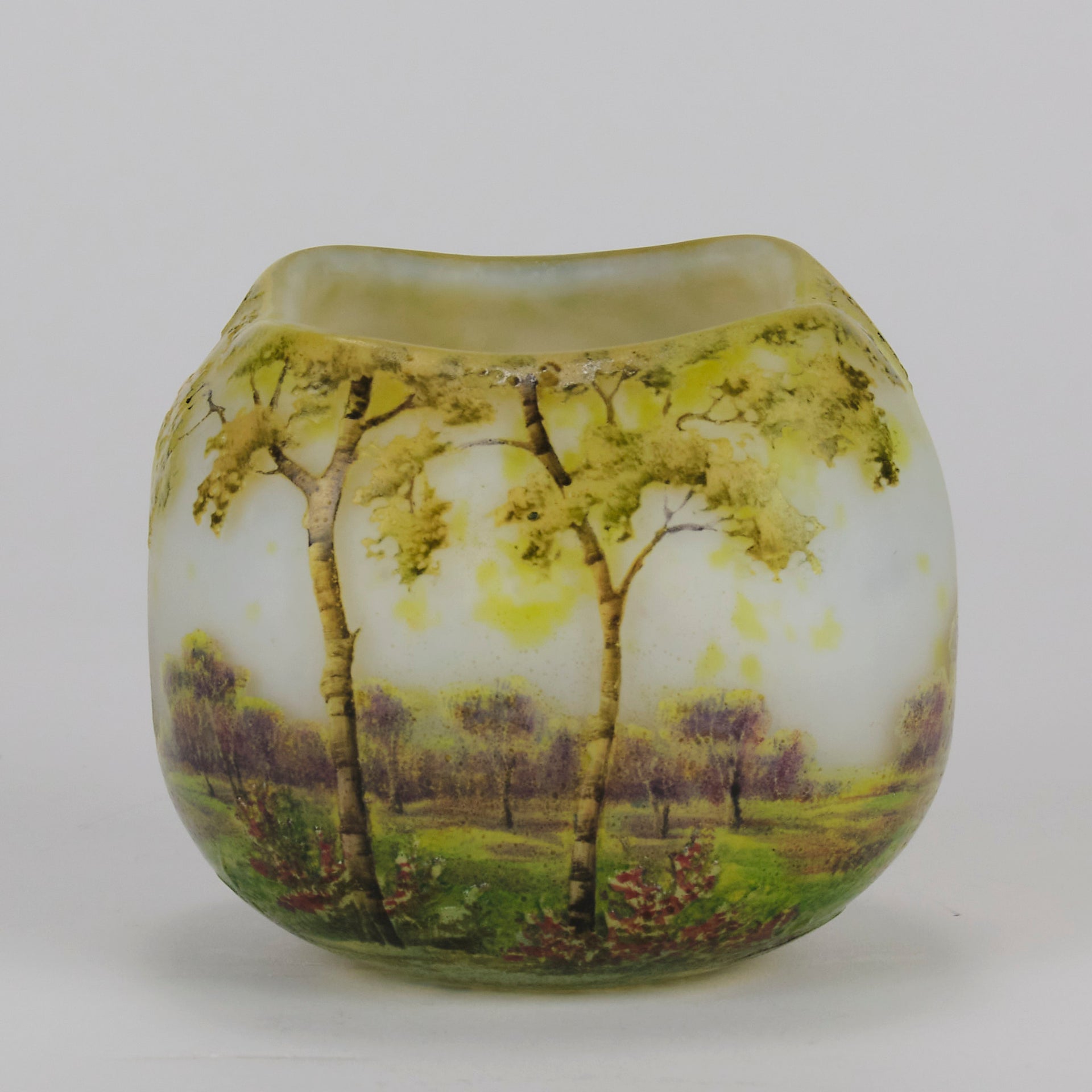 "Summer Landscape" by Daum Frères - Art Nouveau - Hickmet Fine Arts