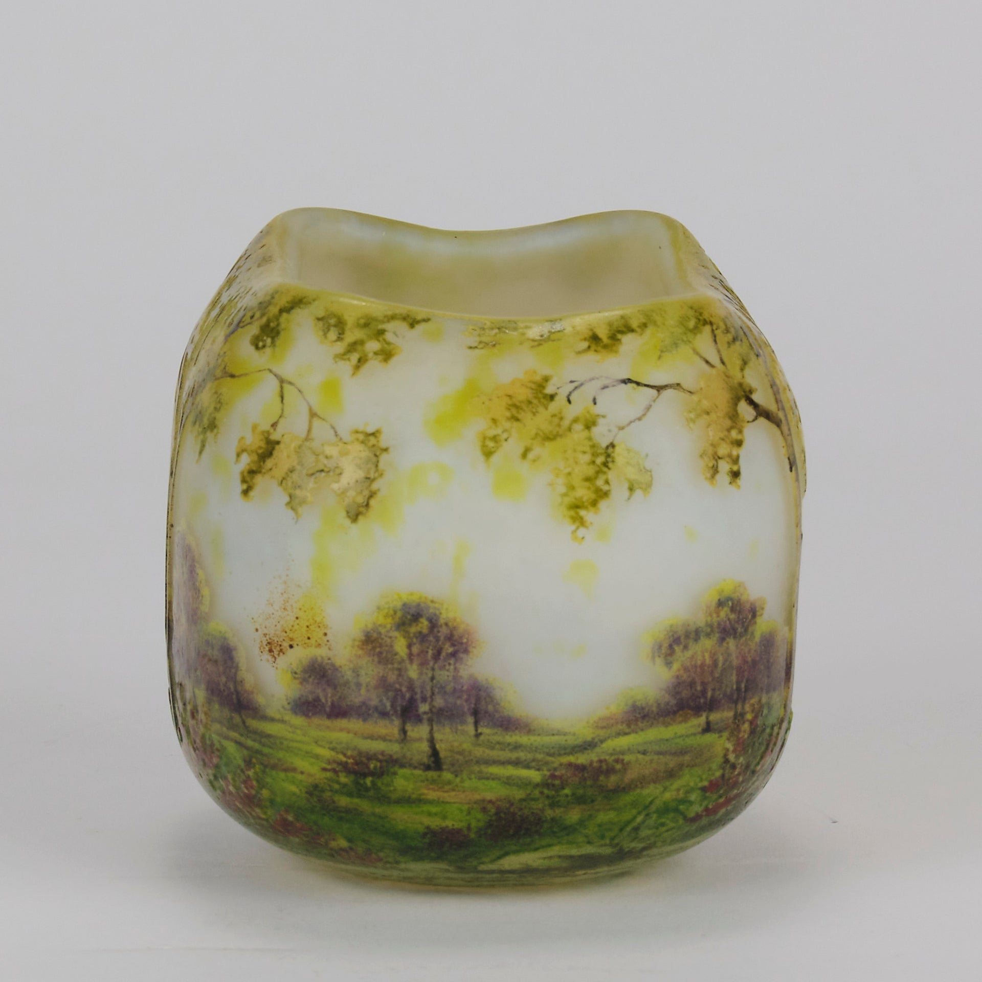 "Summer Landscape" by Daum Frères - Art Nouveau - Hickmet Fine Arts