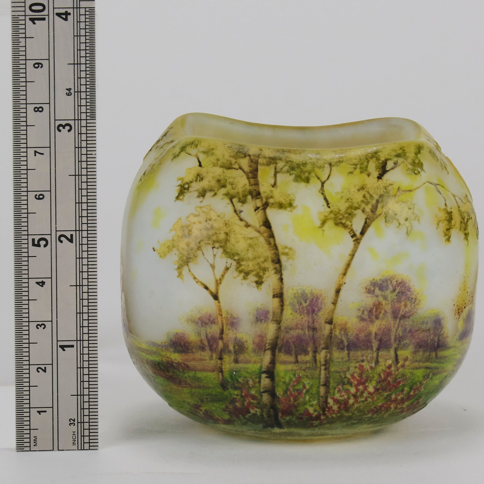 "Summer Landscape" by Daum Frères - Art Nouveau - Hickmet Fine Arts