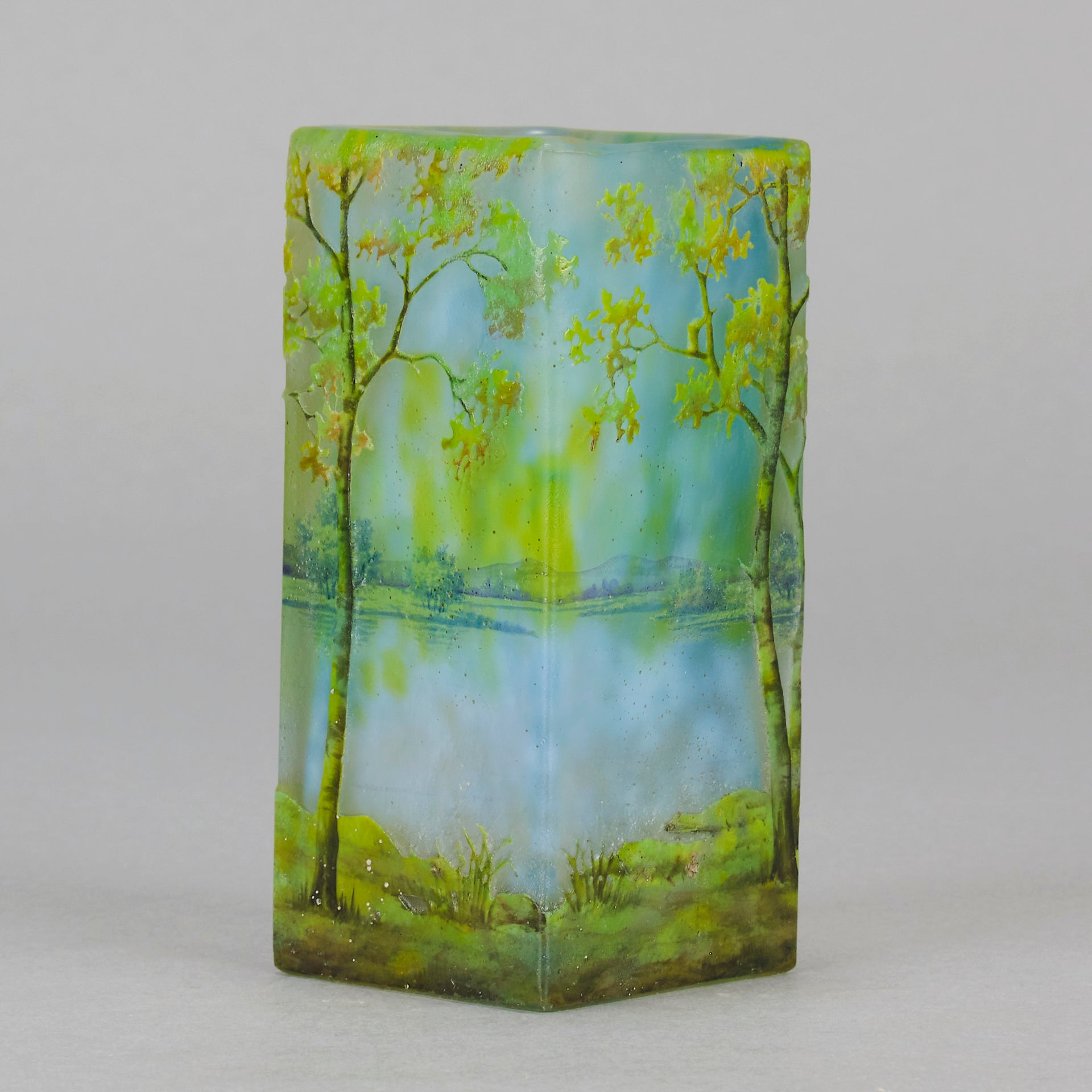 Summer Scene by Daum Frères - Art Nouveau Glass - Hickmet Fine Arts