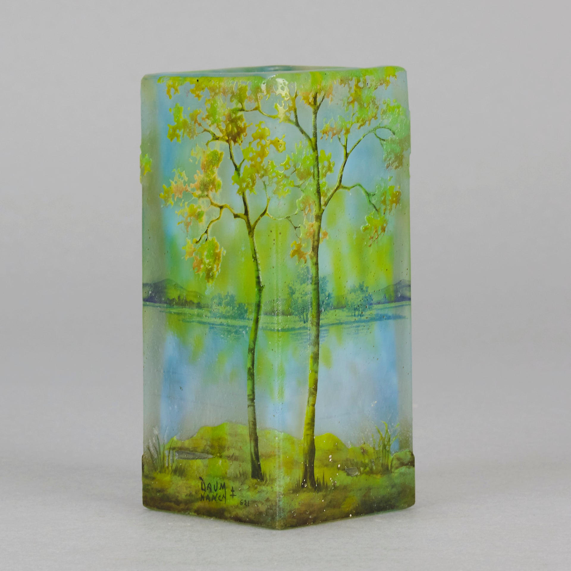 Summer Scene by Daum Frères - Art Nouveau Glass - Hickmet Fine Arts