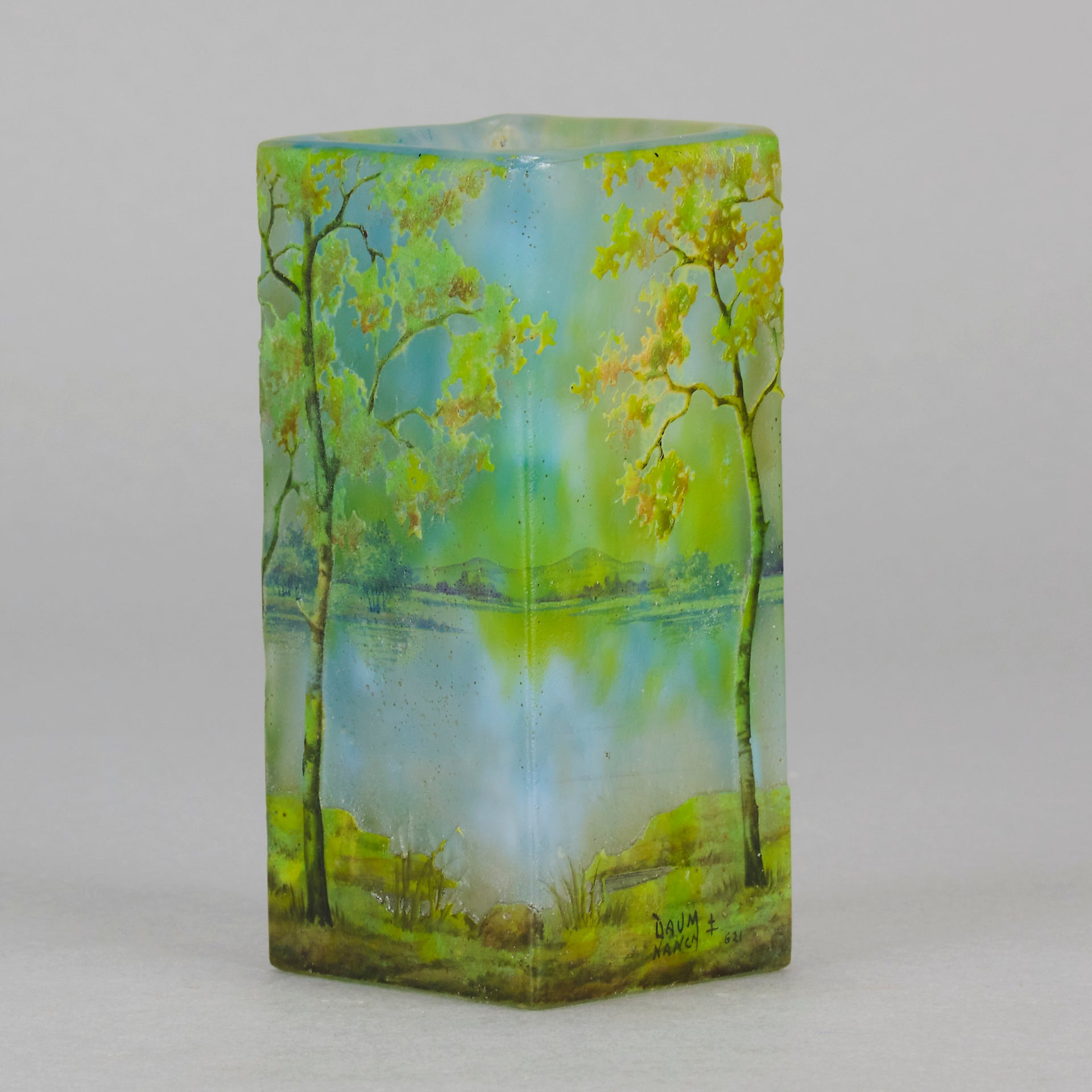 Summer Scene by Daum Frères - Art Nouveau Glass - Hickmet Fine Arts