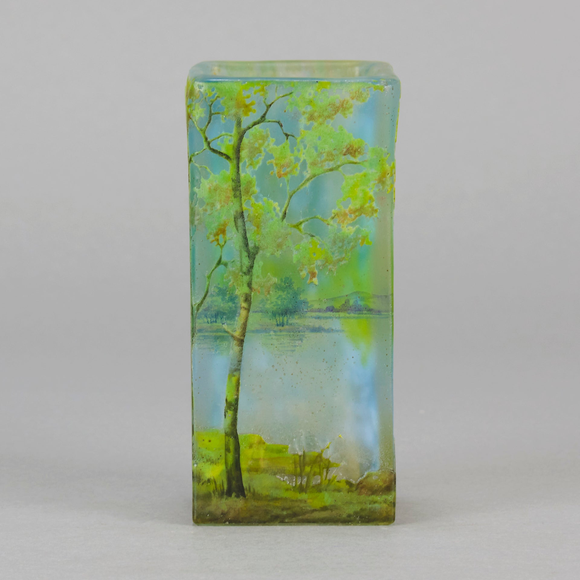 Summer Scene by Daum Frères - Art Nouveau Glass - Hickmet Fine Arts