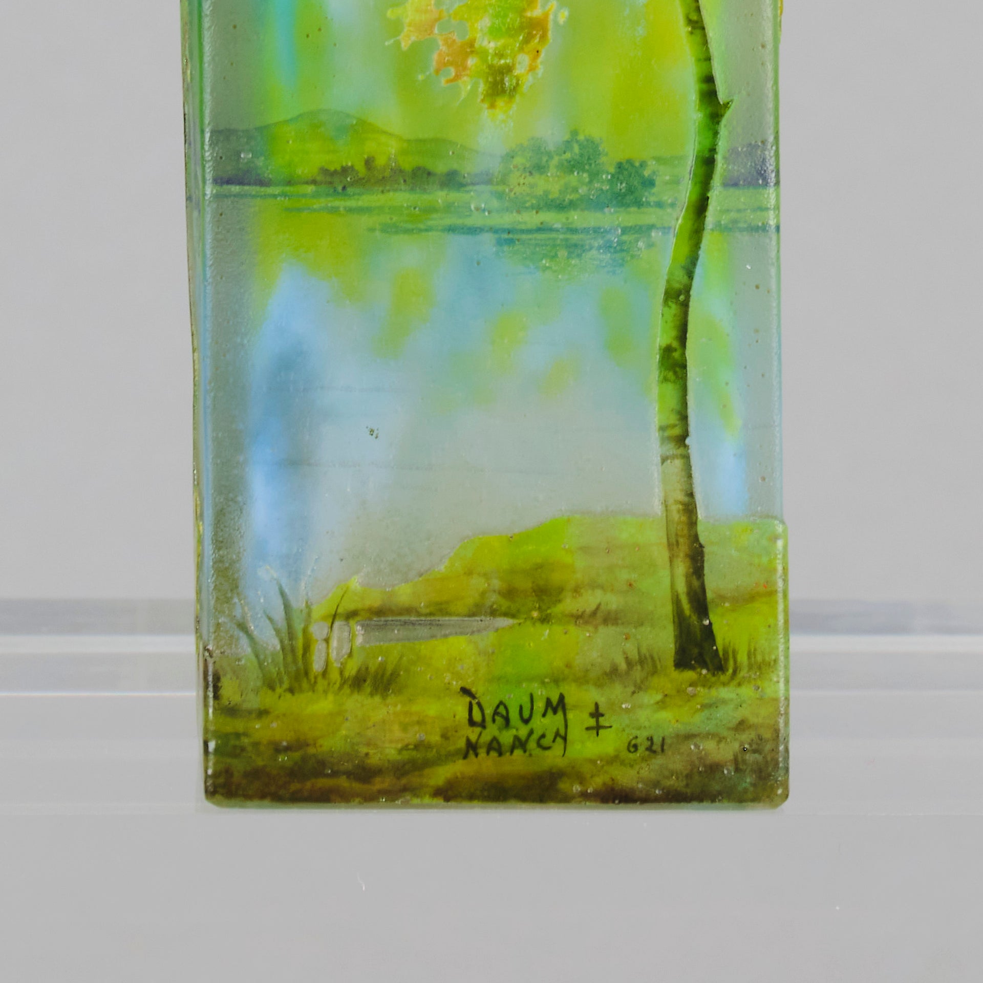 Summer Scene by Daum Frères - Art Nouveau Glass - Hickmet Fine Arts