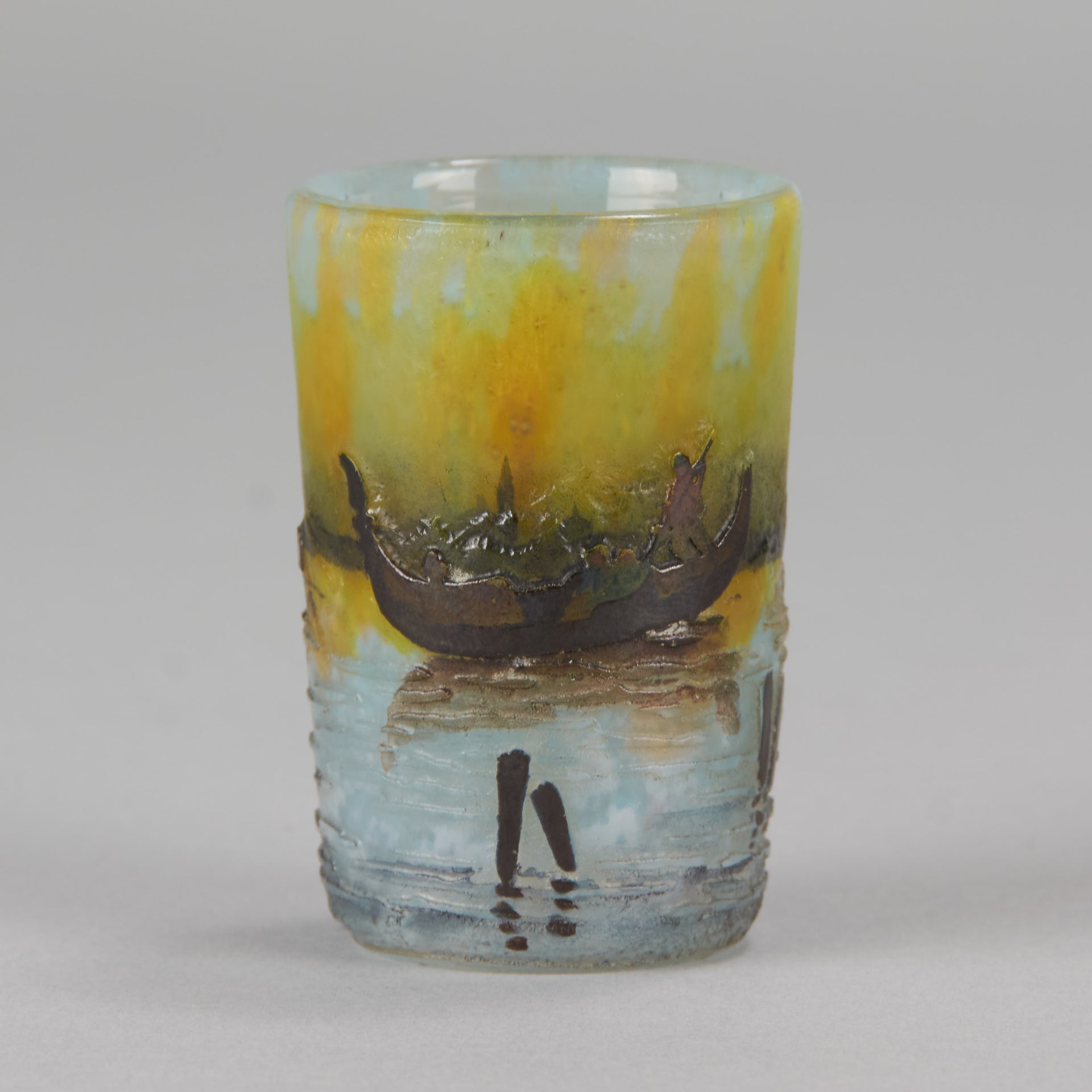 Daum Venetian Vase - Art Nouveau Cameo Vase - Hickmet Fine Arts