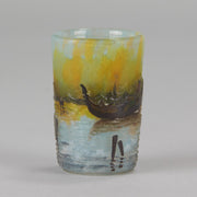 Daum Venetian Vase - Art Nouveau Cameo Vase - Hickmet Fine Arts