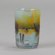 Daum Venetian Vase - Art Nouveau Cameo Vase - Hickmet Fine Arts