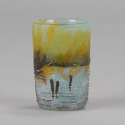 Daum Venetian Vase - Art Nouveau Cameo Vase - Hickmet Fine Arts