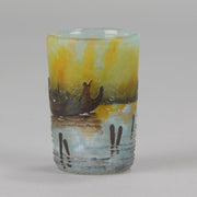 Daum Venetian Vase - Art Nouveau Cameo Vase - Hickmet Fine Arts