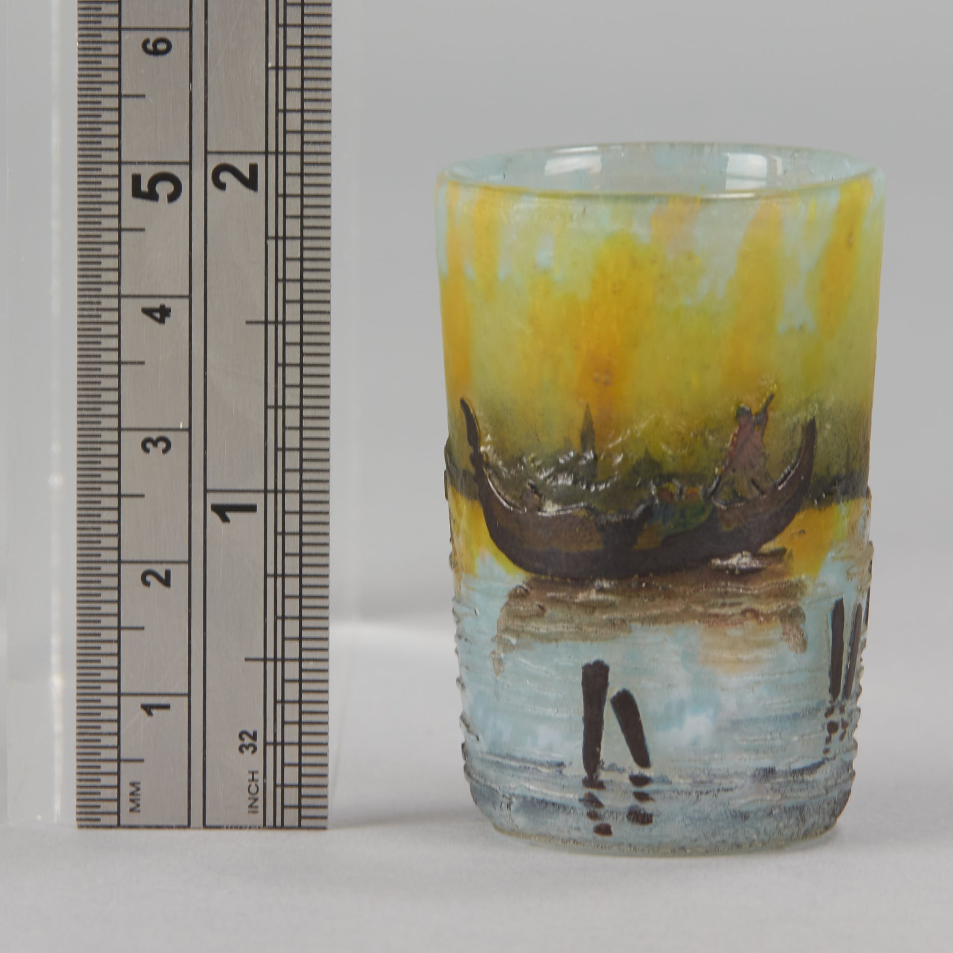 Daum Venetian Vase - Art Nouveau Cameo Vase - Hickmet Fine Arts