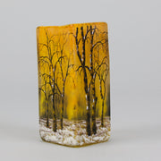 Daum Winter Vase - Art Nouveau Vase - Hickmet Fine Arts
