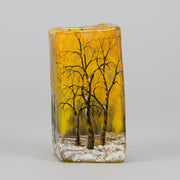 Daum Winter Vase - Art Nouveau Vase - Hickmet Fine Arts