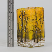 Daum Winter Vase - Art Nouveau Vase - Hickmet Fine Arts