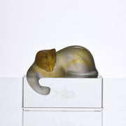 Daum Cat & Fish - Daum Glass - Hickmet Fine Arts 