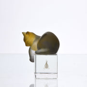 Daum Cat & Fish - Daum Glass - Hickmet Fine Arts 