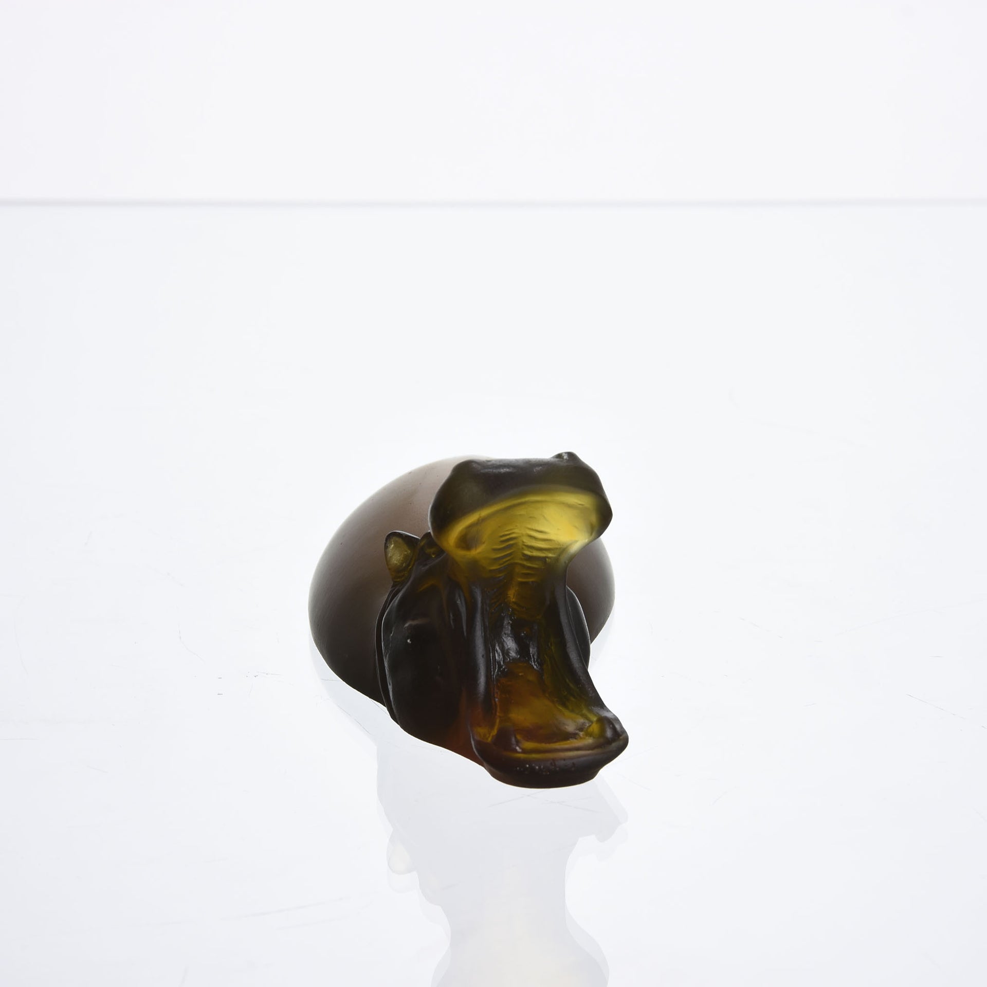 Daum Hippo - Daum Glass Paperweight - Hickmet Fine Arts 