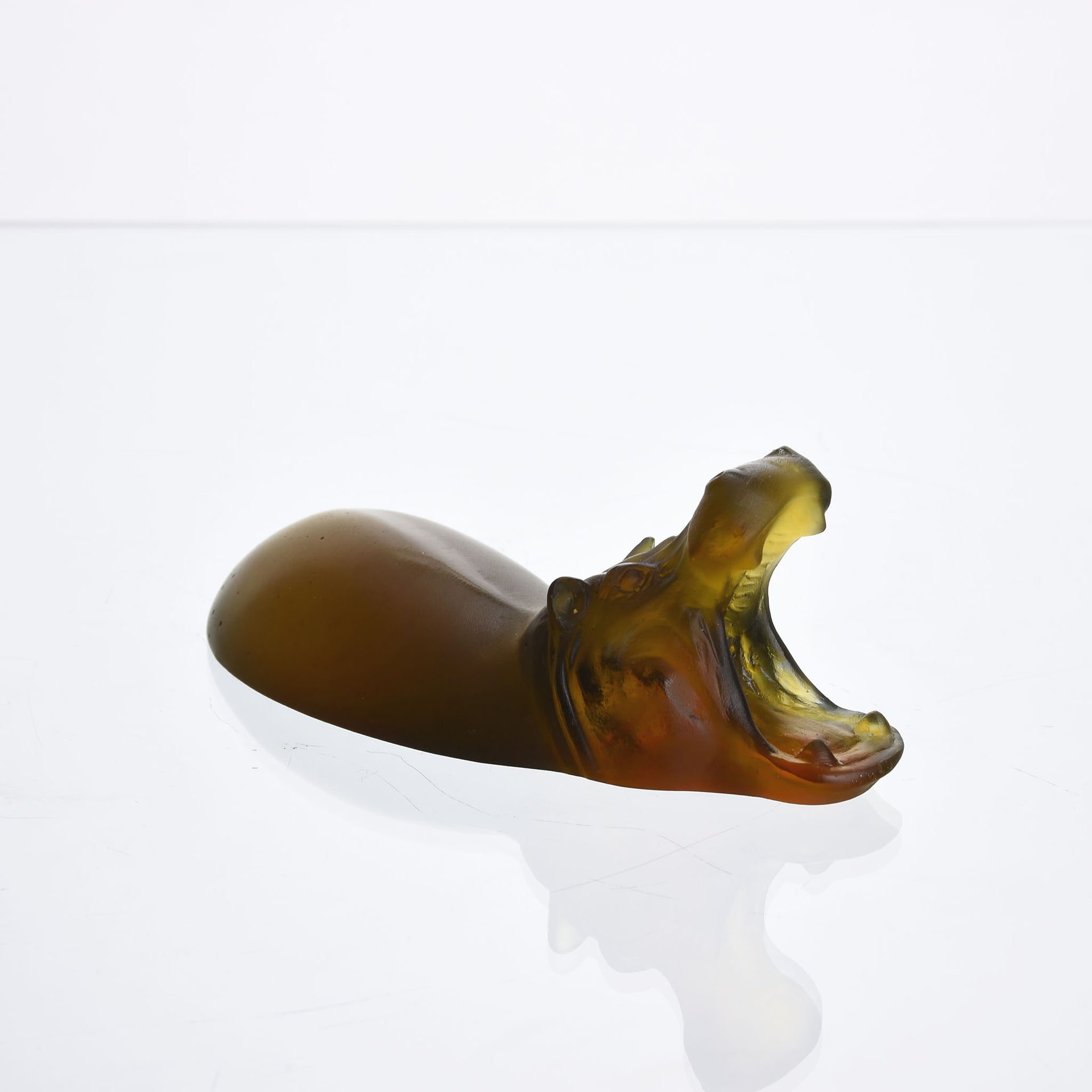 Daum Hippo - Daum Glass Paperweight - Hickmet Fine Arts 