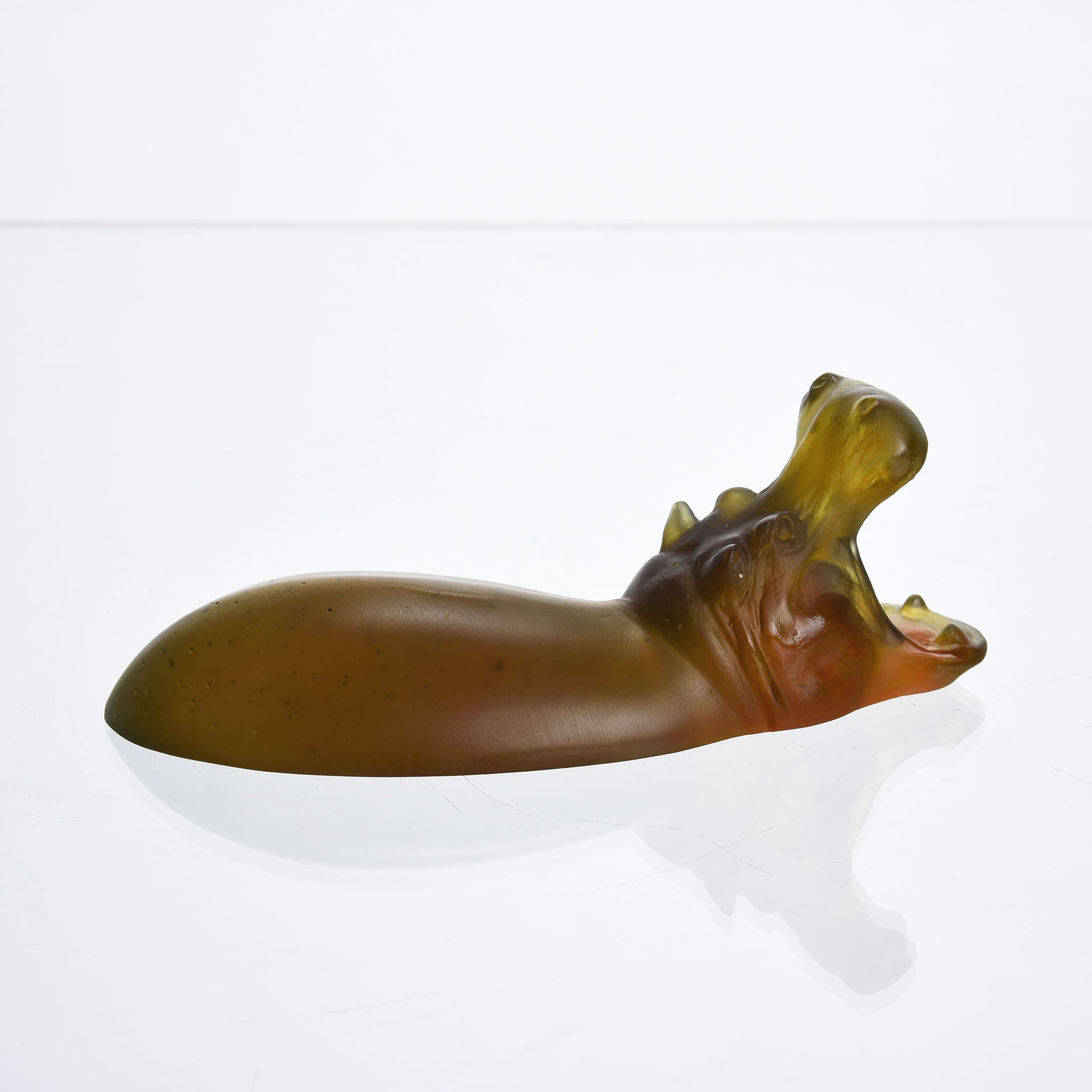 Daum Hippo - Daum Glass Paperweight - Hickmet Fine Arts 
