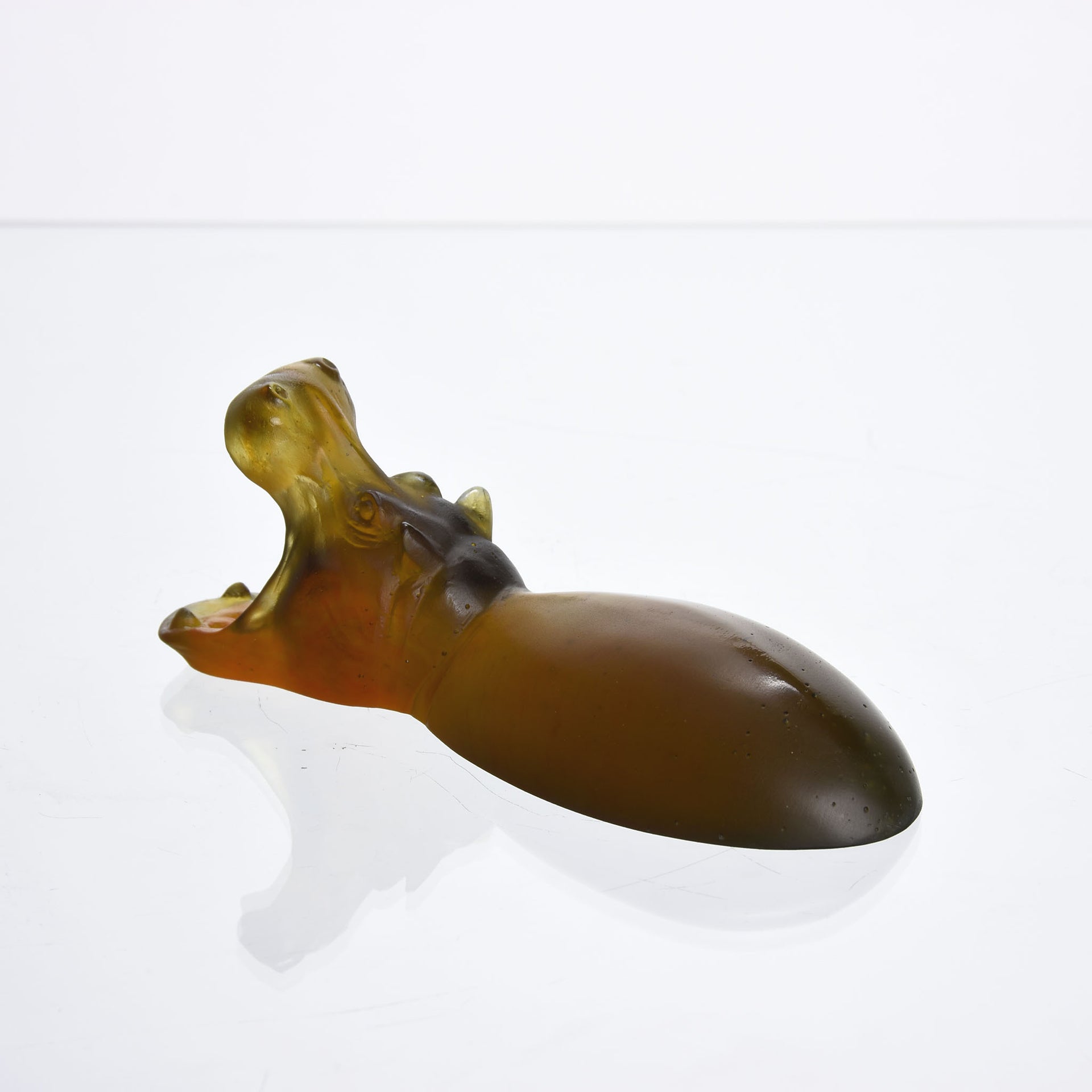 Daum Hippo - Daum Glass Paperweight - Hickmet Fine Arts 