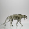Grey Wild Panther by Richard Orlinski for Daum Glass a stunning limited edition coloured pate de verre glass study of a majestic prowling panther