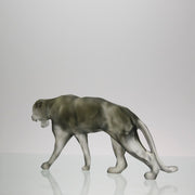 Grey Wild Panther by Richard Orlinski for Daum Glass a stunning limited edition coloured pate de verre glass study of a majestic prowling panther