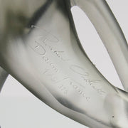 Grey Wild Panther by Richard Orlinski for Daum Glass a stunning limited edition coloured pate de verre glass study of a majestic prowling panther