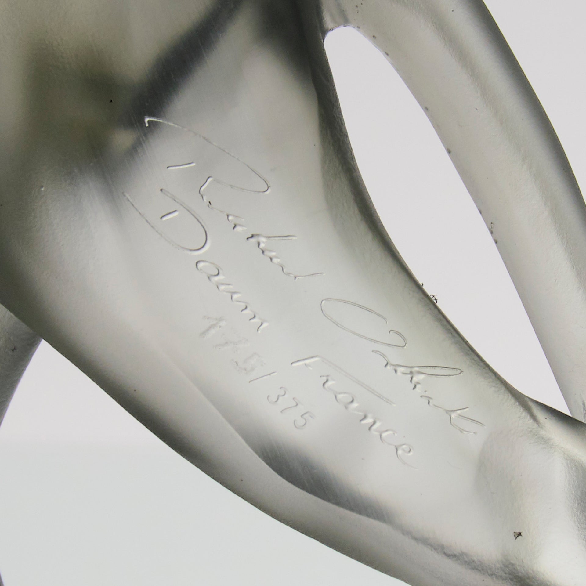 Grey Wild Panther by Richard Orlinski for Daum Glass a stunning limited edition coloured pate de verre glass study of a majestic prowling panther