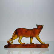 Daum Glass - Walking Leopard - Hickmet Fine Arts 