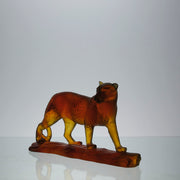 Daum Glass - Walking Leopard - Hickmet Fine Arts 