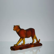 Daum Glass - Walking Leopard - Hickmet Fine Arts 