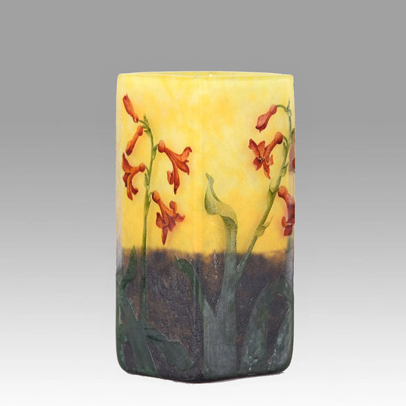 "Hyacinth Vase" by Daum Frères